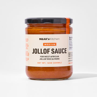 Mild+Medium Jollof Sauce Bundle (2-jars)